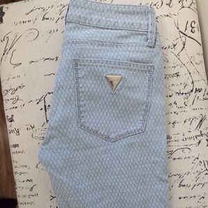 Light Blue Patterned Jeans